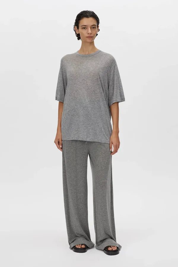 ASTRANTIA TEE - CHARCOAL MARLE