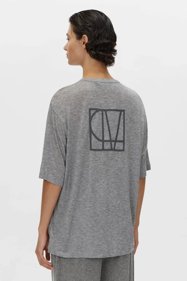 ASTRANTIA TEE - CHARCOAL MARLE