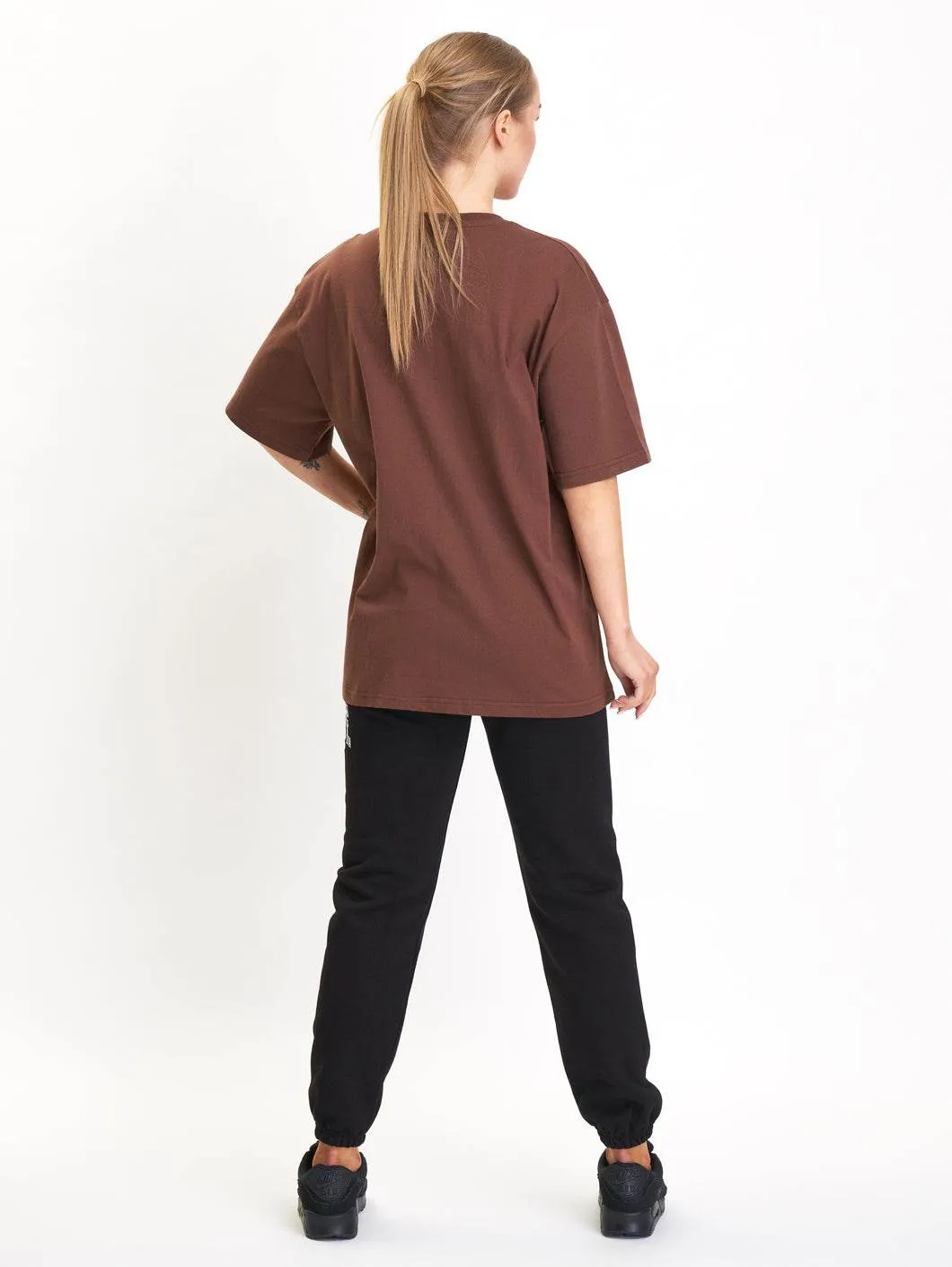 Babystaff College Oversize T-Shirt Brown