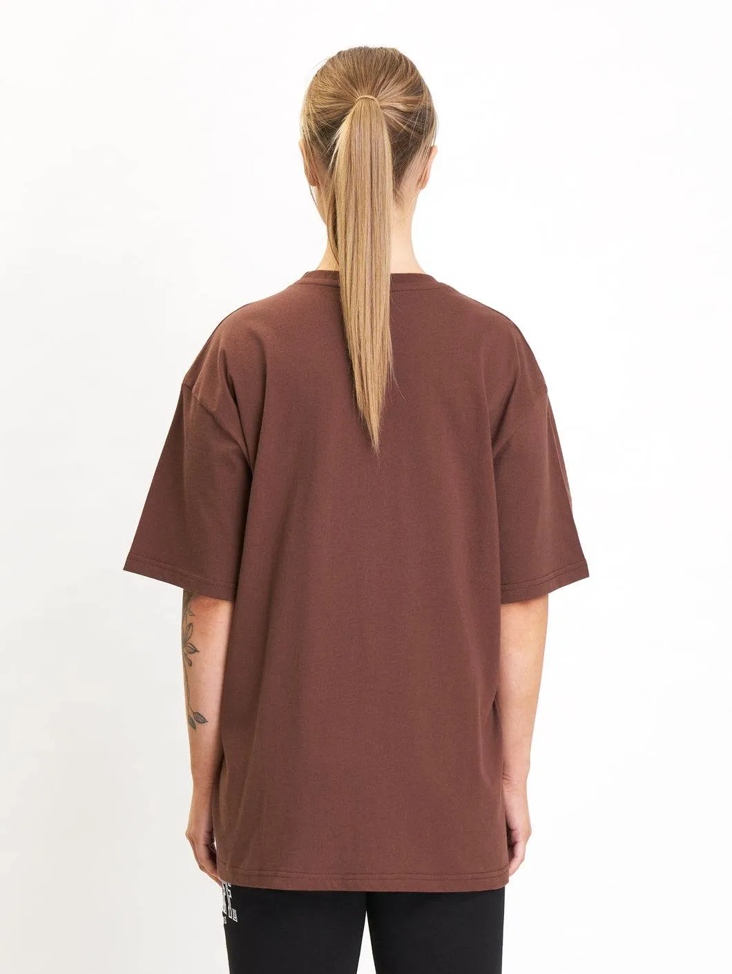 Babystaff College Oversize T-Shirt Brown