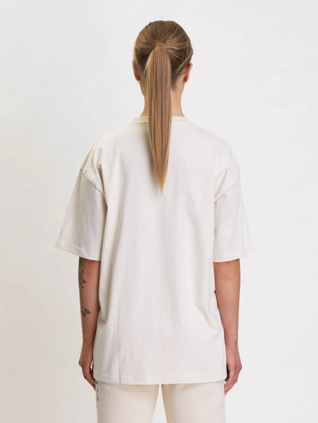 Babystaff College Oversize T-Shirt Cream