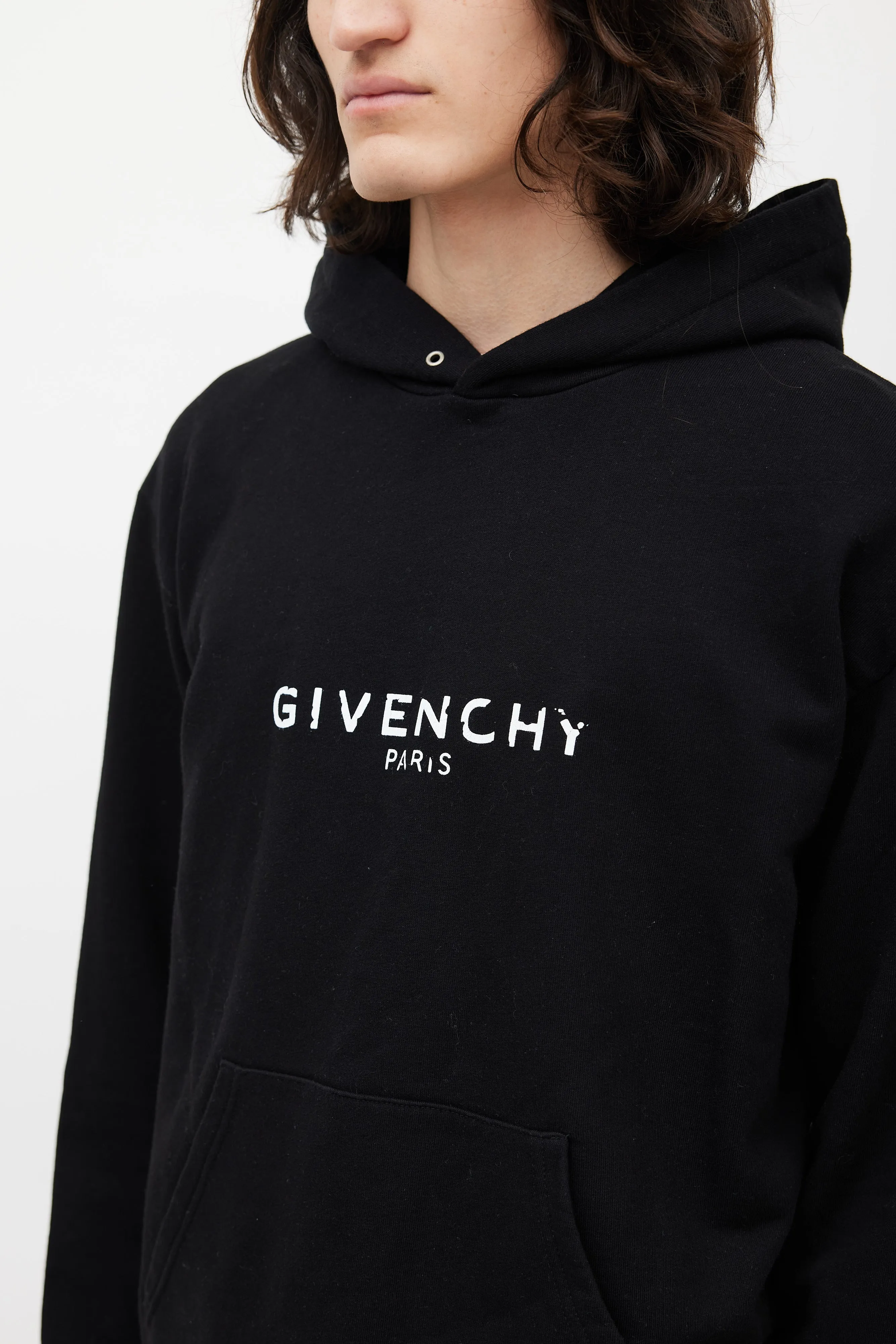 Black & White Logo Hoodie