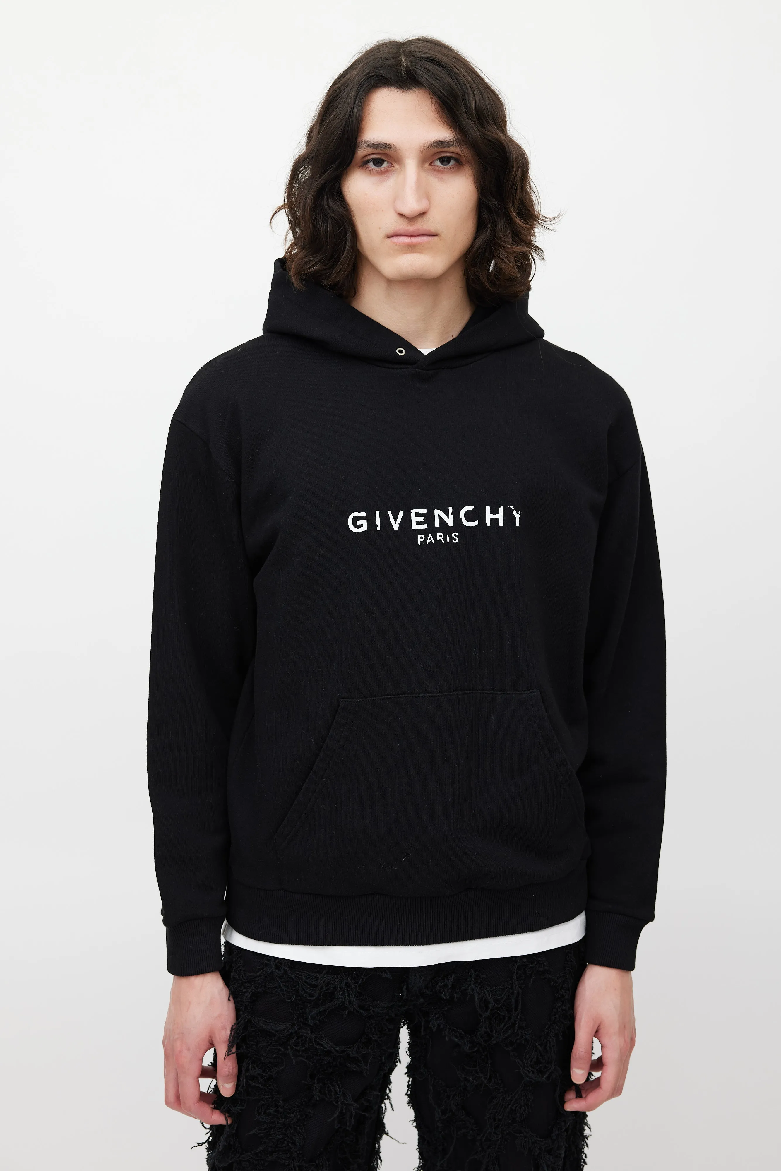 Black & White Logo Hoodie