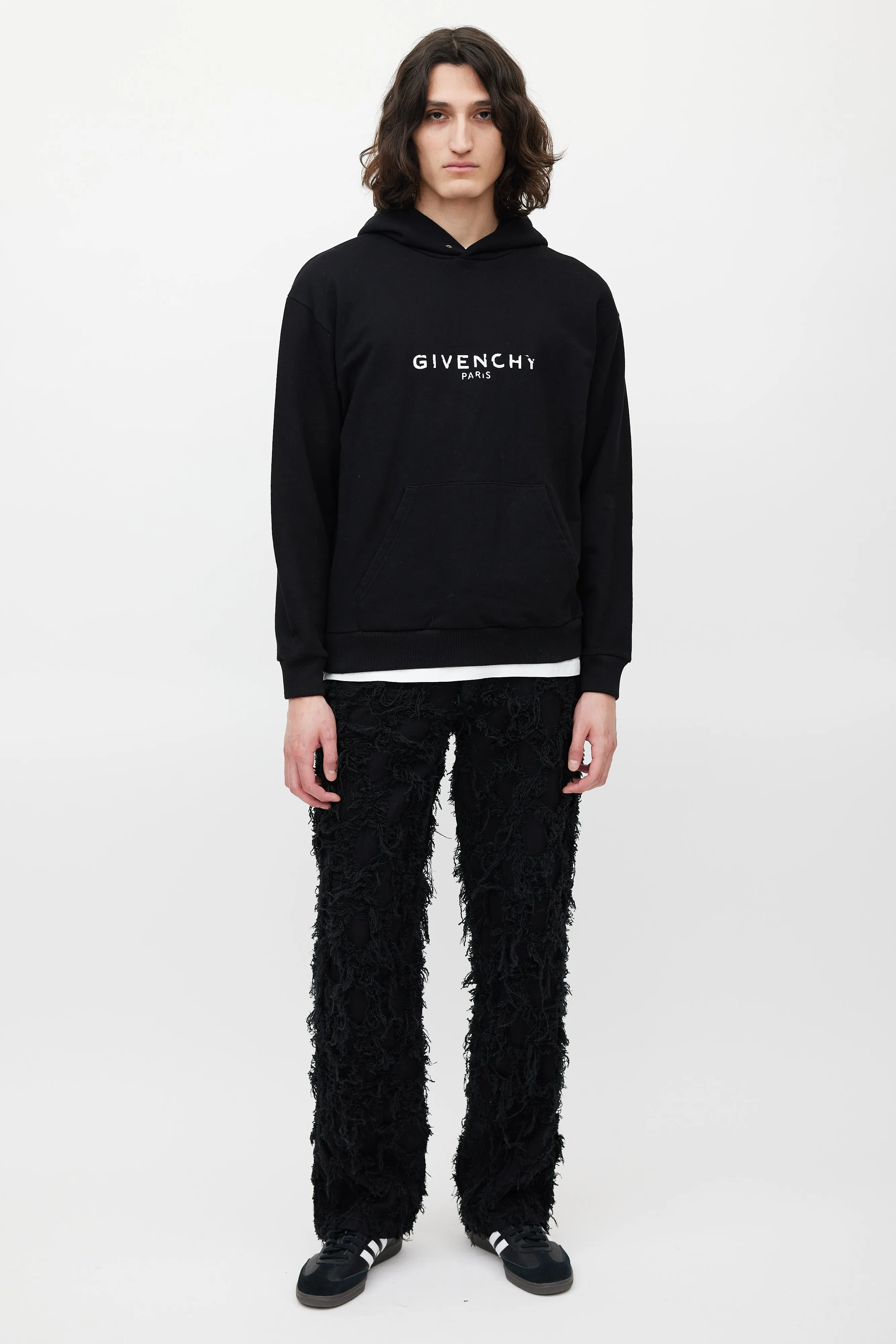 Black & White Logo Hoodie