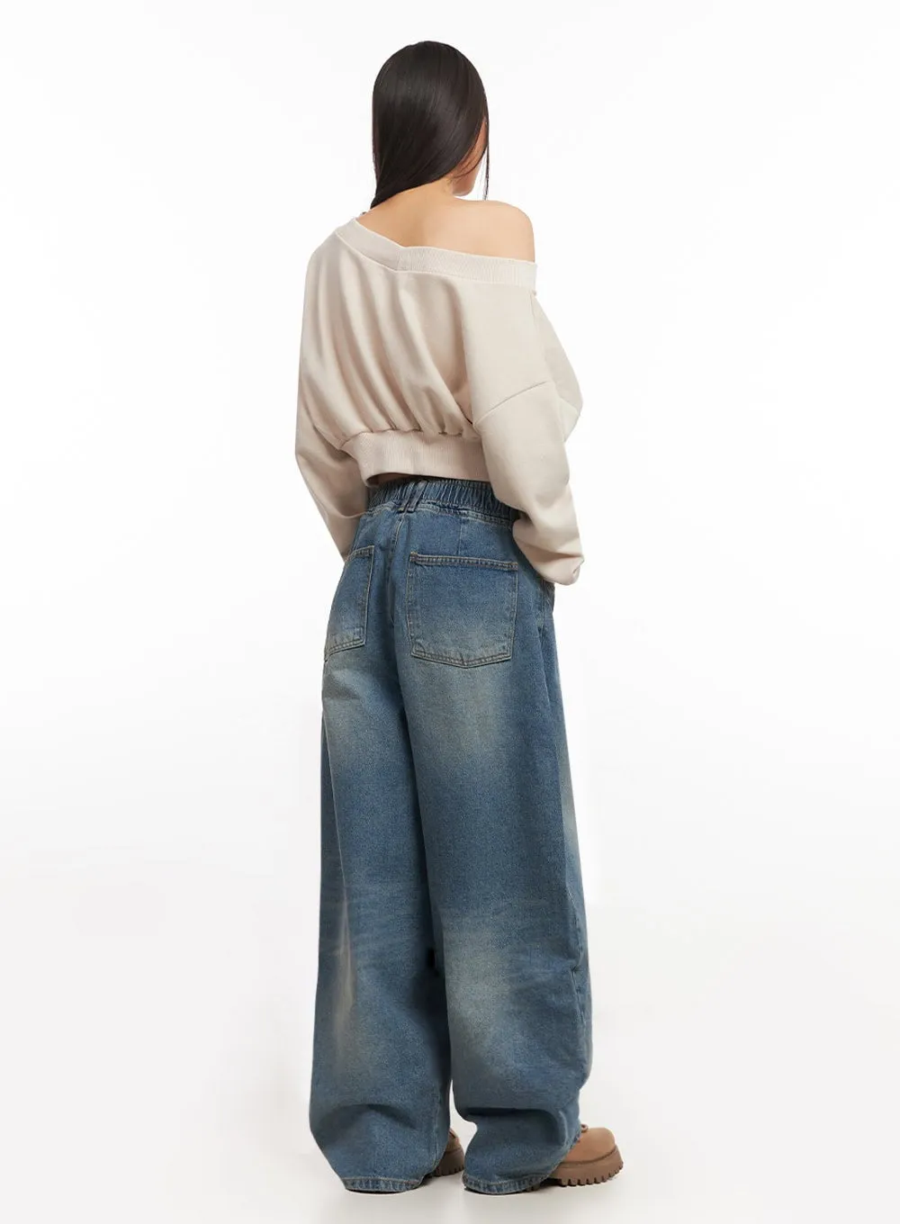 Janet Wide-Fit Baggy Jeans IA507