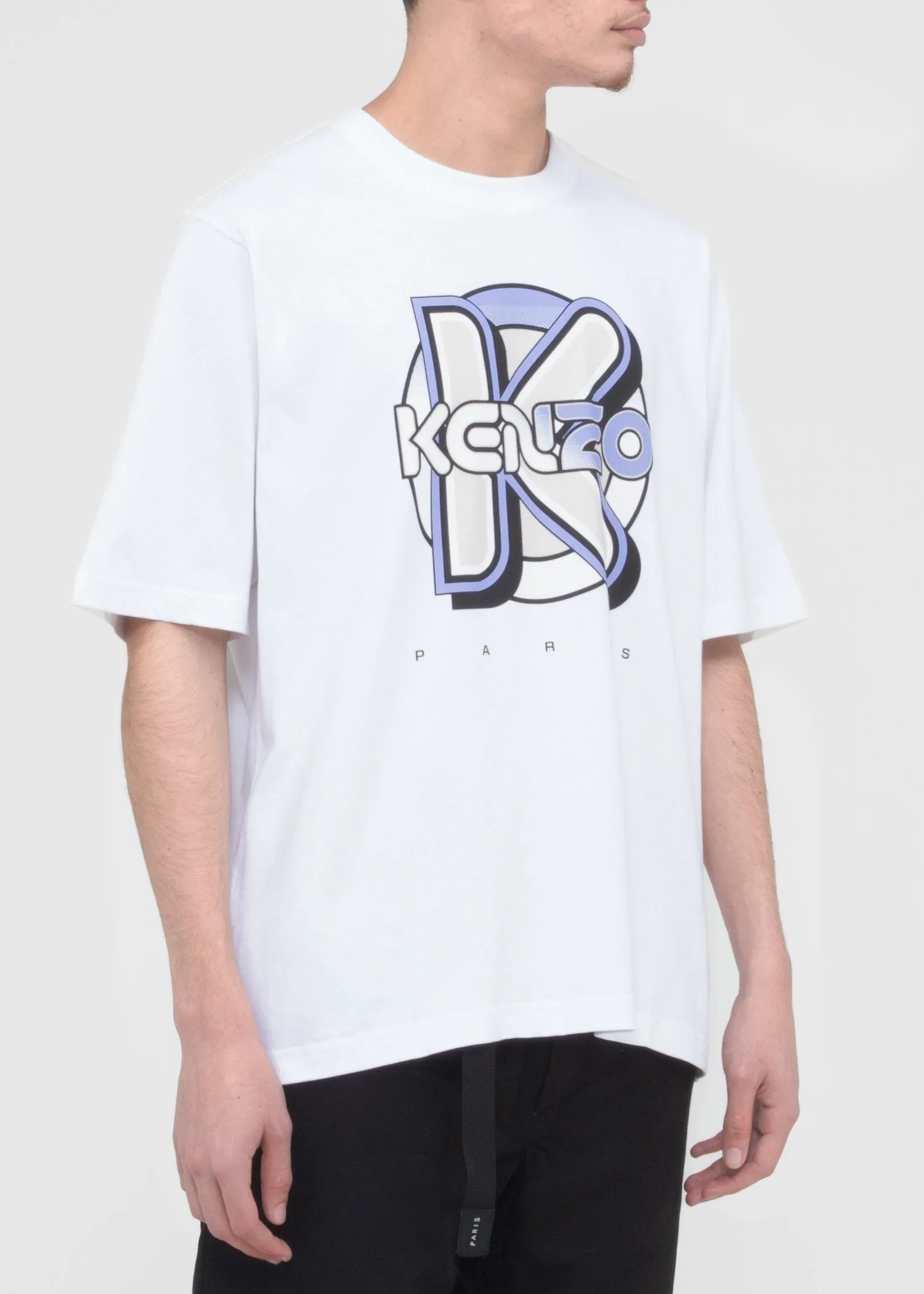 KENZO: WETSUIT OVERSIZED TEE [WHITE]