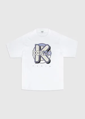KENZO: WETSUIT OVERSIZED TEE [WHITE]