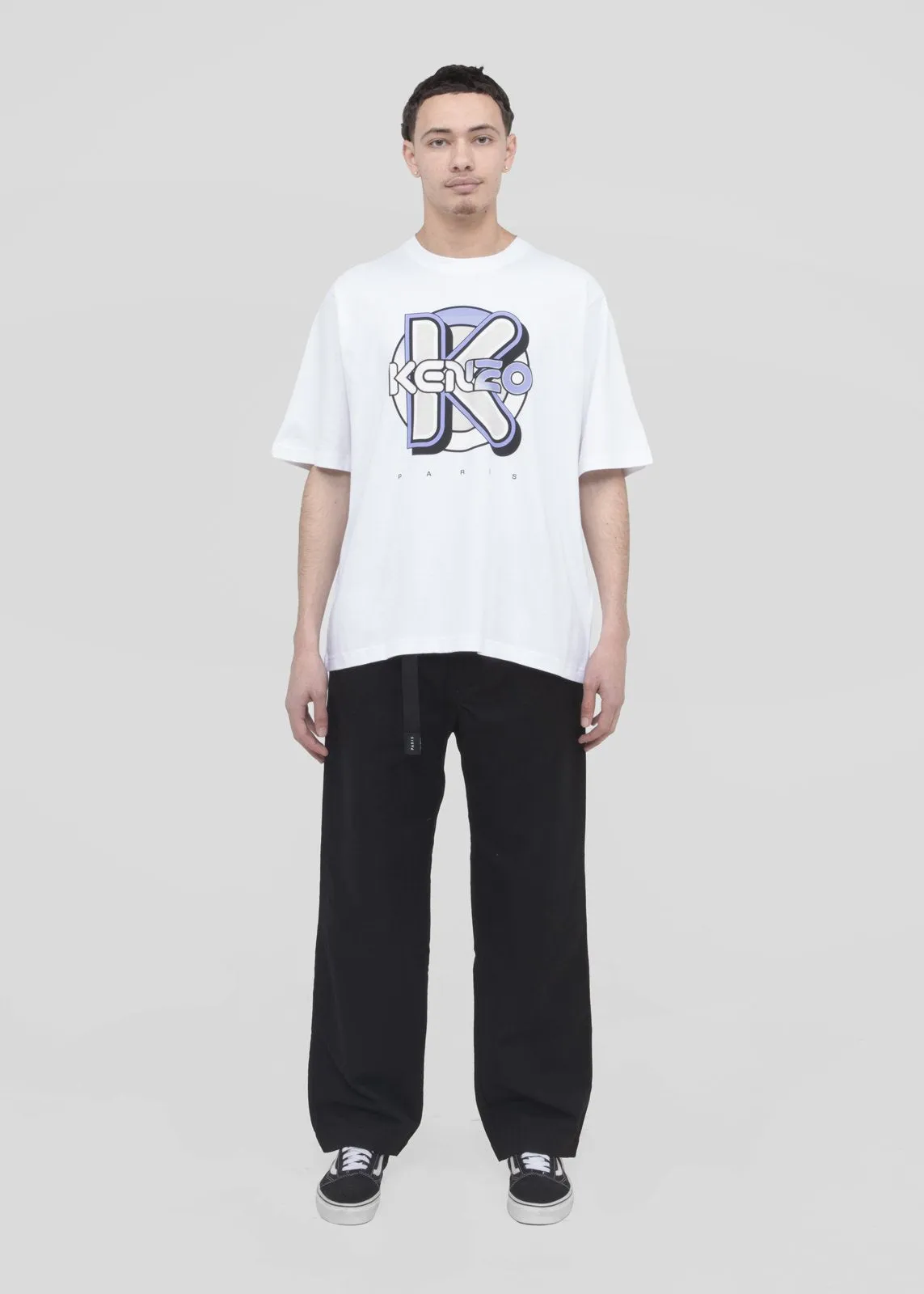 KENZO: WETSUIT OVERSIZED TEE [WHITE]