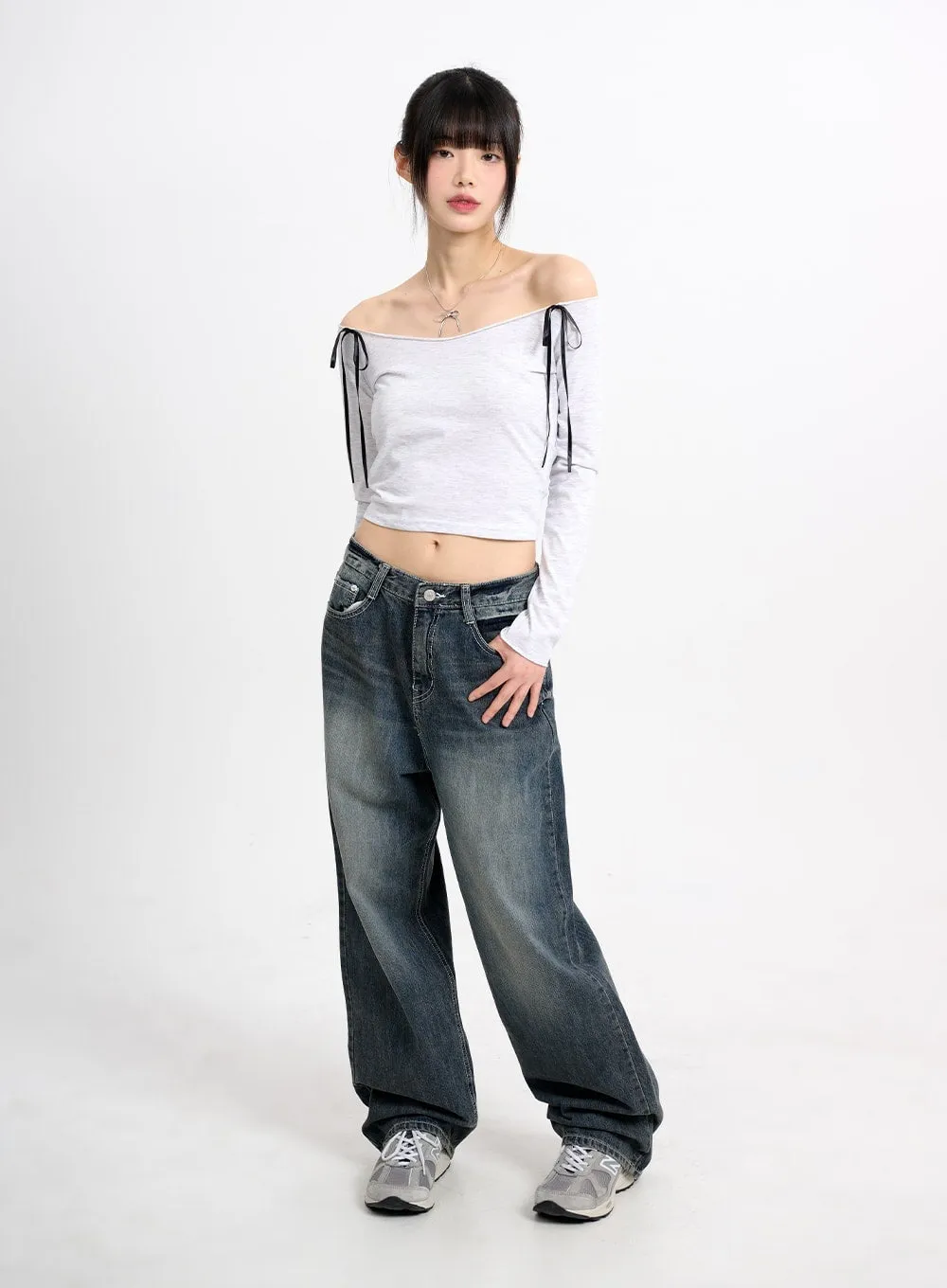 Low Waist Baggy Jeans CM415
