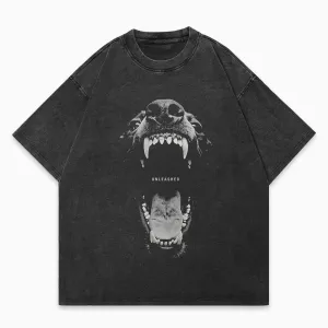 Mad Dog Doberman Washed Oversize T-Shirt