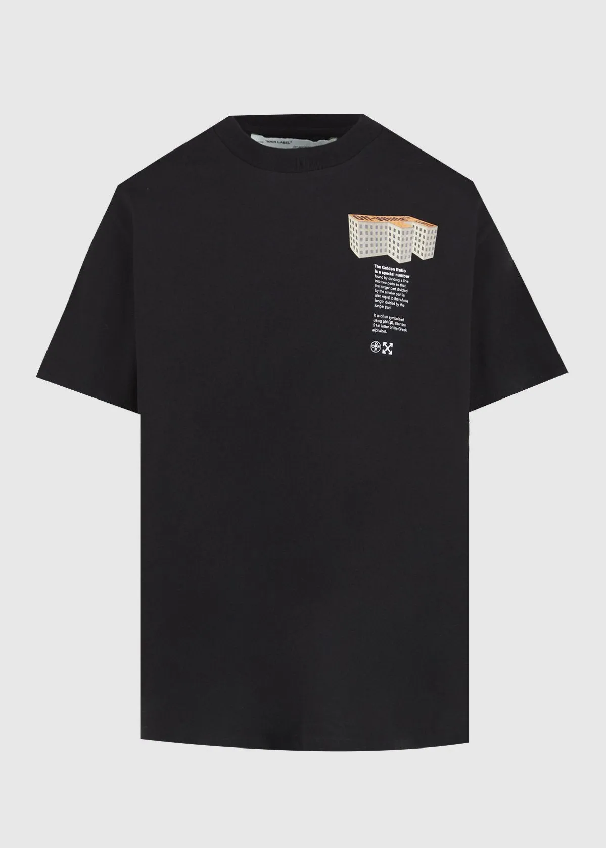 OFF-WHITE: BUILDING TEE [BLACK]