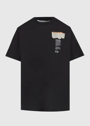 OFF-WHITE: BUILDING TEE [BLACK]