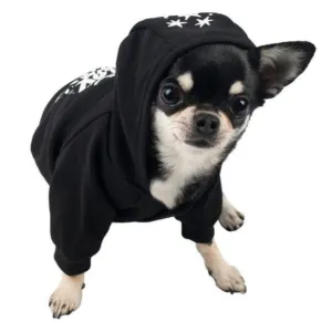 Pets Hoodie | I Hex Normal People Graphic | Black Soft Jersey Cotton