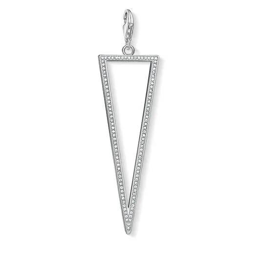 Sparkling Triangle Charm