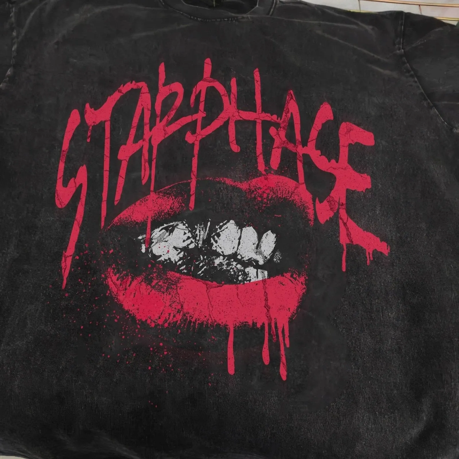 Starphase Graffiti Distressed Oversize T-Shirt