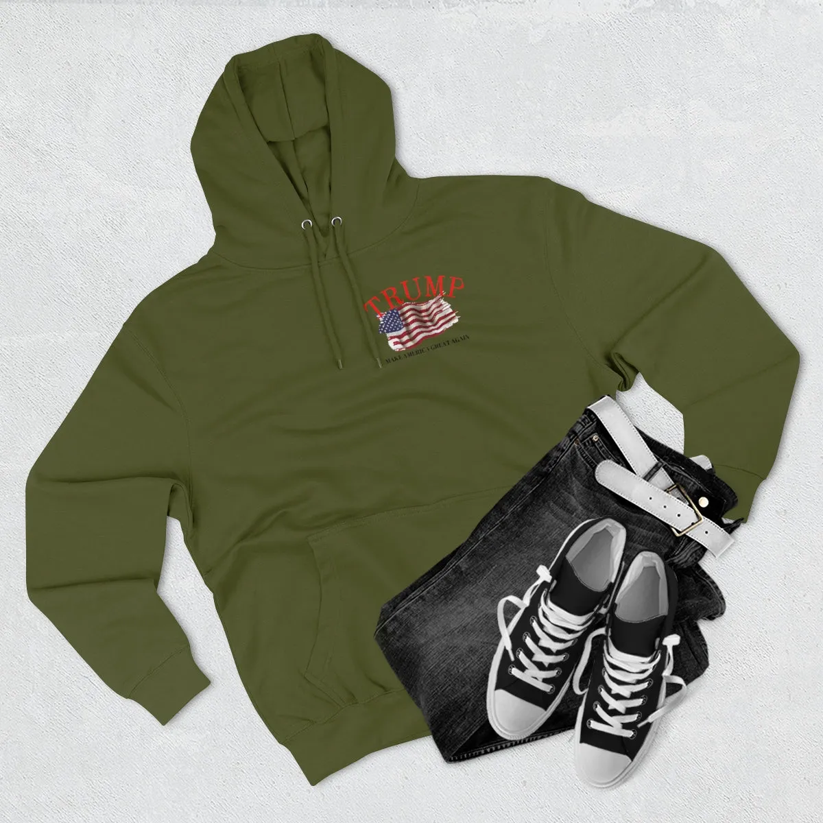 Unisex Premium Pullover Hoodie  (TRUMP)