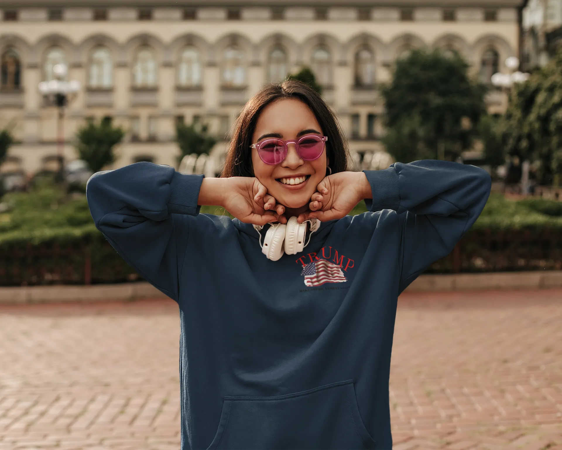 Unisex Premium Pullover Hoodie  (TRUMP)