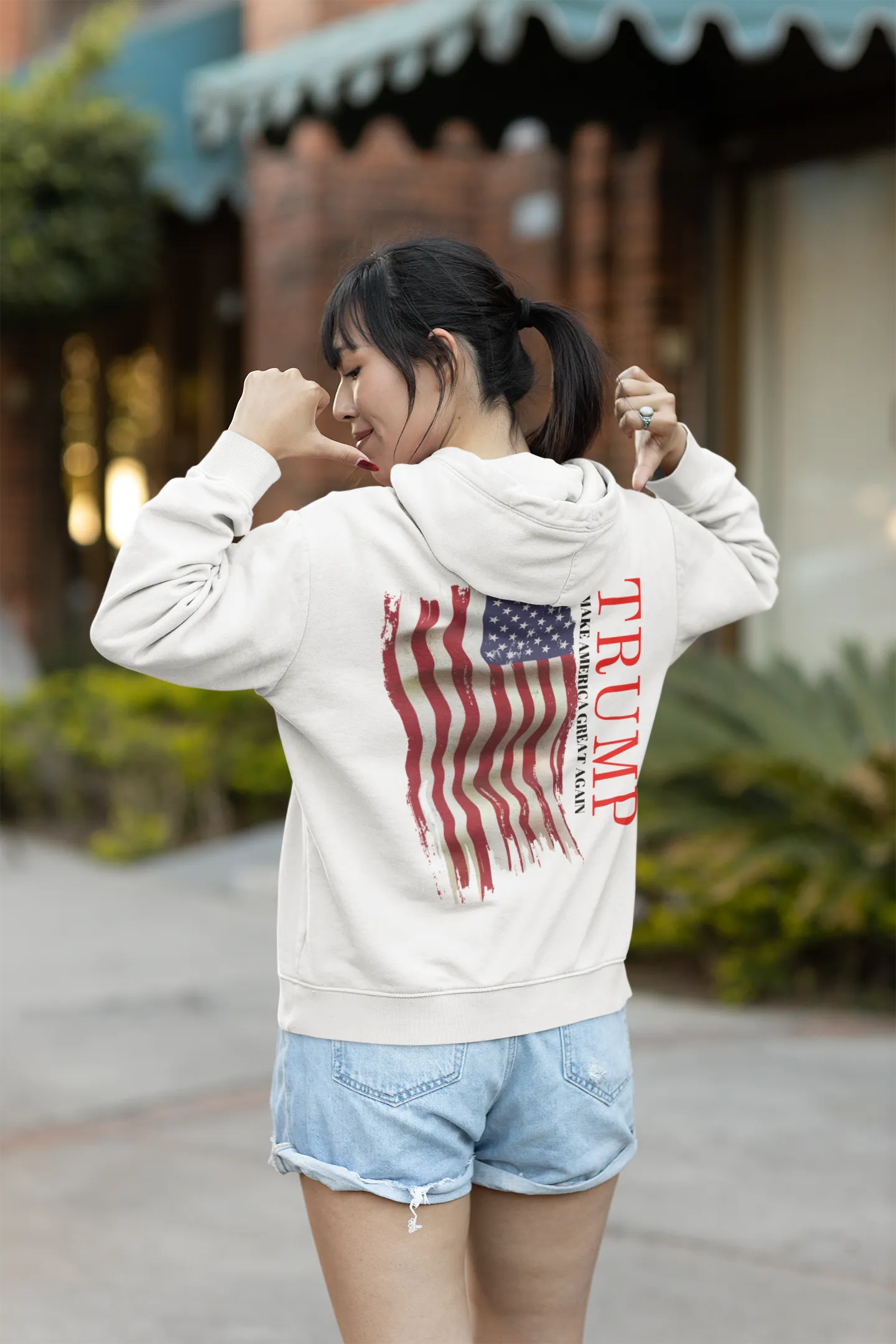 Unisex Premium Pullover Hoodie  (TRUMP)