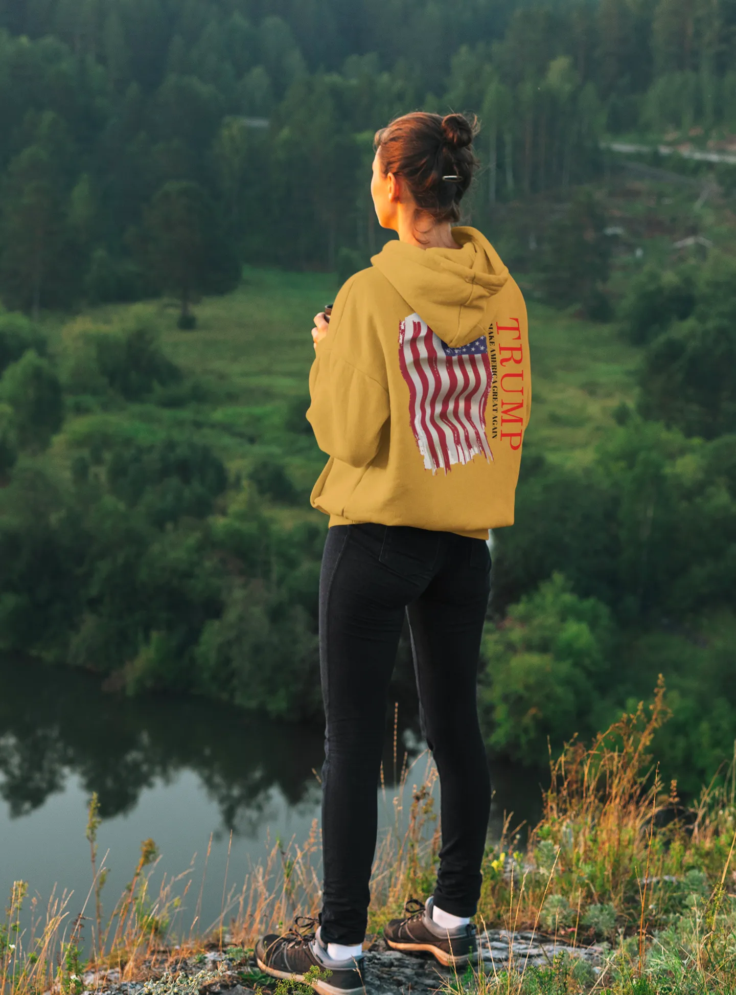 Unisex Premium Pullover Hoodie  (TRUMP)